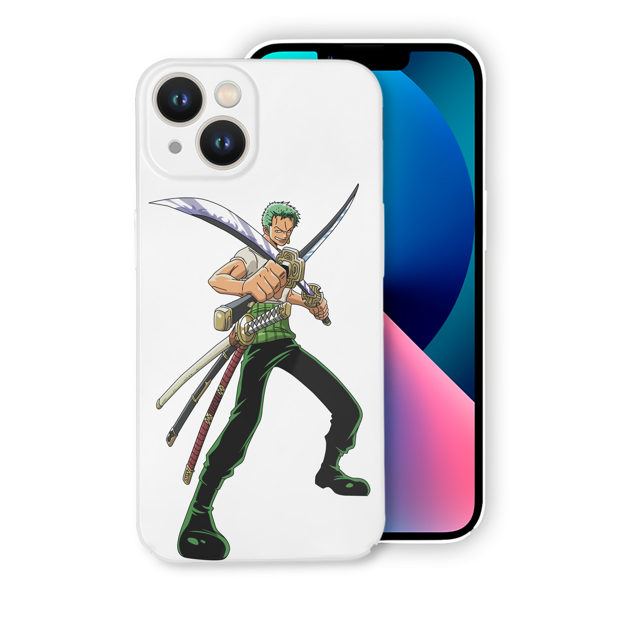 （画像用） ワンピース ロロノア・ゾロ ONE PIECE Roronoa Zoro 【iPhone 14シリーズ対応】ハードケース